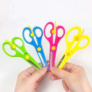 Nghệ Thuật Thủ Công mầm non trẻ em đào tạo kéo thép không gỉ trẻ em kéo an toàn - Product Image 6