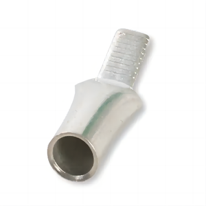 <span class=keywords><strong>Tubo</strong></span> <span class=keywords><strong>de</strong></span> Empalme <span class=keywords><strong>de</strong></span> <span class=keywords><strong>Cobre</strong></span> Estañado Serie C45, Conector Intermedio <span class=keywords><strong>de</strong></span> Cable <span class=keywords><strong>de</strong></span> <span class=keywords><strong>Cobre</strong></span> con Extremo Dividido, Tipo Crimp Recto Corto - Product Image 2