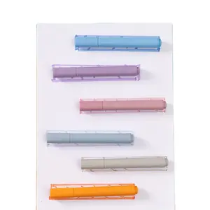 قلم تحديد طري مكون من ثلاثة ألوان عصا حبر ساخنة قلم موراندي خفيف متعدد الأغراض للطلاب لاتخاذ الملاحظات ووضع علامات تحديد