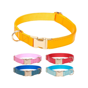 OEM Custom Luxury <b>Dog</b> & Cat <b>Collar</b>-Soft Durable Polyester & Nylon with Ribbons Solid Pattern - Product Image 1