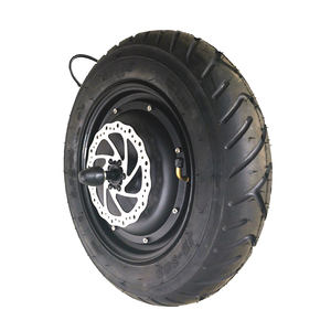 Roda Sepeda Listrik Fat Bike 72V 3000W Roda Sepeda Salju 20in 26in Motor Hub Sepeda Kit Konversi Ebike Roda Belakang dengan Ban 63-70km/jam - Product Image 1