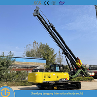 Moteur de foreuse rotative de 15 m DR-90 |   Machine de pose de pieux hydraulique avec moteur Cummins pour chantiers étroits