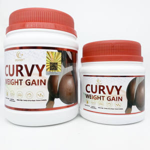 Kadınlar için OEM 518g Maca tozu doğal Curvy ağırlık kazanç takviyesi-büyük kapasiteli kalça geliştirme formülü