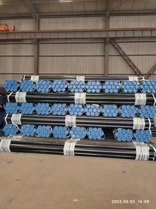 API 5L g r.b <span class=keywords><strong>ASTM</strong></span> A106 gr. B A53 g r.b ท่อเหล็กไร้รอยต่อ SCH40 SCH80ท่อสีดำรีดร้อนสำหรับการขนส่งน้ำมันและก๊าซ - Product Image 6