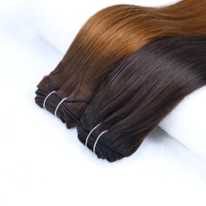 Mèches de cheveux ombrées multicolores, <span class=keywords><strong>série</strong></span> de couleurs fantaisie dégradées bleu rose violet en cheveux humains Remy - Product Image 4
