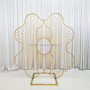 Arco de boda en forma de flor de acero inoxidable personalizado Furun para decoración de fondo en fiestas y eventos - Product Image 1