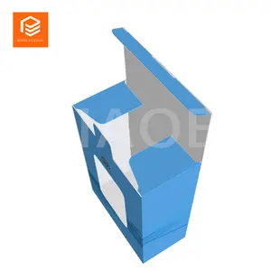 定制窗式白纸板包装盒烫印标志肥皂盒可折叠软盒
