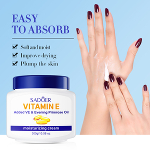 Crème de beauté nourrissante pour le visage SADOER 300g, huile d'onagre jour et nuit, vitamine E, pour femme - Product Image 2
