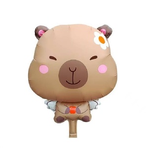 Palloncino Gigante a Forma di Capibara Kawaii, Finitura Opaca, in Foglio di Alluminio, per Feste di Compleanno per Bambini, Decorazioni per la Casa, Dropshipping - Product Image 2
