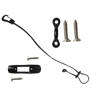 Ensemble de crochets de laisse pour planche à pagaie, élastiques, en acier inoxydable, pour lacs, rivières, utilisation en extérieur - Product Image 2