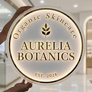 Letrero de Acrílico Dorado con Retroiluminación 3D de Lujo, Personalizado para Boutique, Salón de Belleza, <span class=keywords><strong>Spa</strong></span>, Recepción de Peluquería - Product Image 5