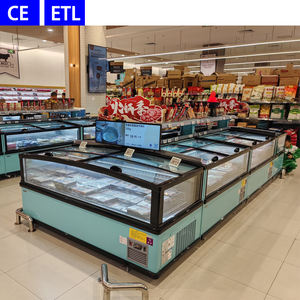 Congélateur coffre commercial <span class=keywords><strong>en</strong></span> îlot, à branchement direct, avec réfrigérant R290, éclairage LED, dégivrage automatique et refroidissement direct - Product Image 3