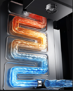 ตู้กดน้ำร้อนน้ำเย็นแบบตั้งพื้น ตัวเครื่องพลาสติก ความจุ 1.8 ลิตร ดีไซน์แบบตู้ ใช้ในบ้าน ร้านค้า โรงแรม - Product Image 3