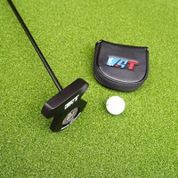 Putter de golf universel réglable pour hommes et femmes, à tête large, en alliage de zinc et de titane, avec détection de pente et ligne de visée