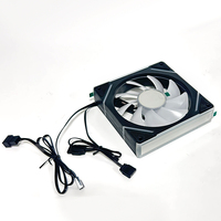 WGX-01 SUMOND Nouveau design Ventilateur de refroidissement PC à roulement fluide 120 mm ARGB avec télécommande pour boîtier d'ordinateur