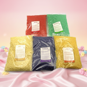 Stay Real Beauty - Perlas de <span class=keywords><strong>Cera</strong></span> Depilatoria Dura Natural de Lavanda para Piel Sensible, Depilación Brasileña sin Bandas para el Área del Bikini - Product Image 1