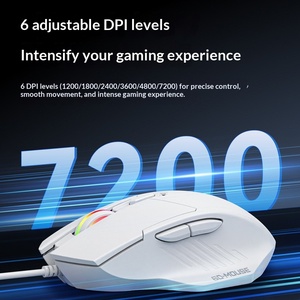 Lightweight Dual Mode <b>Wireless</b> <b>Mouse</b>, Blue Tooth 2.4G <b>Rechargeable</b> Silent Gaming Office <b>Mice</b> - Product Image 4