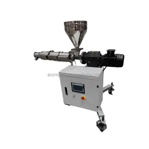 Automatic New Single screw small plastic extruder/ PLC connected SJ-25 single screw extruder/ remote control co extruder