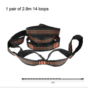 Personnaliser la paire <span class=keywords><strong>de</strong></span> sangles <span class=keywords><strong>de</strong></span> <span class=keywords><strong>hamac</strong></span> 2 mètres 5 boucles ceintures <span class=keywords><strong>de</strong></span> suspension d'arbre réglables cordes <span class=keywords><strong>de</strong></span> <span class=keywords><strong>hamac</strong></span> - Product Image 3