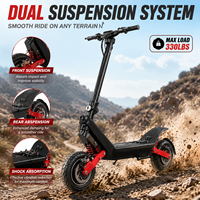 Trottinette Électrique Pliable à Double Moteur, Nouveaux Pneus Larges, Étanche, Conforme aux Normes EU RoHS, Autonomie 80-100 km, Charge Maximale 120 kg, Trottinette Électrique X10 Haute Puissance pour Adultes