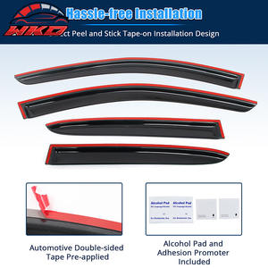 Déflecteurs de vitres pour Mercedes-Benz X156 GLA 15-20, pare-soleil adhésifs - Product Image 4