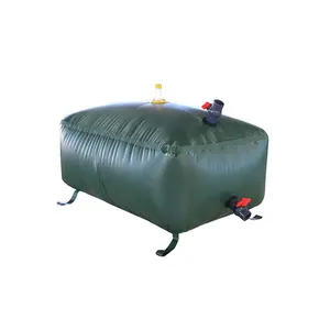 Serbatoio dell'acqua pieghevole in tela cerata flessibile pieghevole in PVC da 20L 100L 10000 litri personalizzato 750L