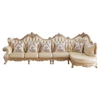 Ensemble de canapés sectionnels de luxe moderne en cuir véritable avec dossier coussiné, accoudoirs incurvés, structure en bois massif, en forme de L, 3+1+Chaise, mobilier