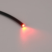 Câble à fibres optiques en plastique (PMMA) noir, modèle cuir TX-SCC-30004.5B, bande de guidage lumineux en gros pour la décoration de toits étoilés