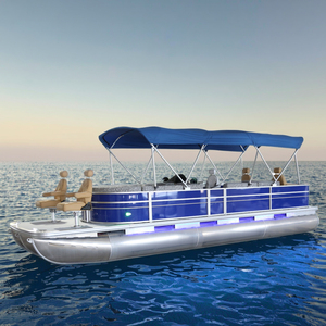 เรือโป๊ะทุ่น 16 ที่นั่ง พร้อมเครื่องยนต์สำหรับตกปลา - Product Image 4