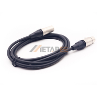 Câble de microphone XLR 7 broches mâle-femelle 2M en cuivre sans oxygène, prise 7P pour microphone à condensateur à tube et alimentation