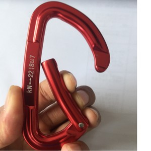 Mosquetón Tipo D 22KN de Aleación de Aluminio 7075, Accesorio para Escalada y Aparejos - Product Image 2