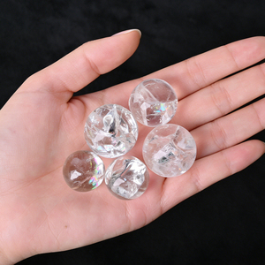 Wholesale High Quality <b>Crystal</b> Sphere Rainbow Clear Quartz Small <b>Crystal</b> <b>Ball</b> Sphere for Healing - Product Image 5