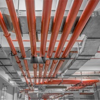 Tuyau d'incendie en acier noir ASTM A53 SCH40 2" 3" 4" 6" à extrémité nue pour système humide et sec