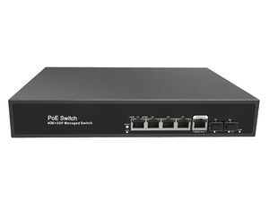 พอร์ต Gigabit 4 Poe พร้อมพอร์ต SFP 2 พอร์ต สวิตช์ PoE แบบจัดการได้ รองรับมาตรฐาน IEEE 802.3 Af/at - Product Image 1