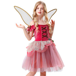 Disfraz de Princesa <span class=keywords><strong>con</strong></span> Tutú para Niñas, Vestido de Hada del Bosque <span class=keywords><strong>con</strong></span> Alas para Actuaciones del Día del Niño - Product Image 4