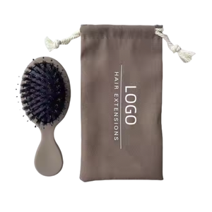 Özel Logo seyahat cep plastik masaj saç fırçası ev & Salon kullanımı için katlanabilir ortak tarak - Product Image 1