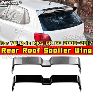 Pour VW Polo MK5 6R 6C 2009-2017 Kit carrosserie Aileron de toit arrière Aileron de toit arrière Spoiler de toit Aileron de toit Accessoires auto - Product Image 1