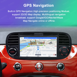 Autoradio Android pour Fiat 500 2007-2015 Noir avec Canbus Carplay Lecteur Android Autoestereos 7 pouces - Product Image 4