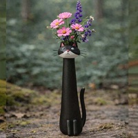 Vase original en forme de chat fait main, personnalisé, best-seller, idéal pour les mariages, les anniversaires, les décorations, les cadeaux pour femmes, les cadeaux de bienvenue, livraison directe HQ.