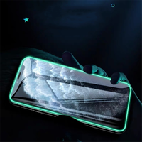 Protection d'écran en verre trempé lumineux, lumière nocturne, dureté 9H, épaisseur 0,33 mm, anti-reflets, haute transparence pour 13 Pro