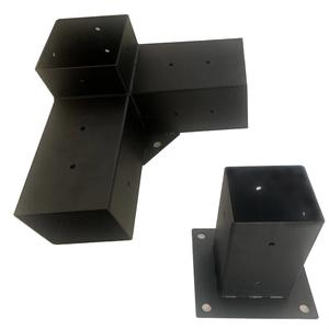 Kit de supports de pergola et de coins avec ancrages à bride – Matériel essentiel pour la base de tonnelle - Product Image 2