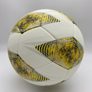 Ballon de football professionnel de taille 5, conforme aux normes <span class=keywords><strong>FIFA</strong></span>, en cuir premium, thermocollé, avec logo personnalisé, pour les compétitions - Product Image 1
