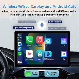 Nouveauté <span class=keywords><strong>Autoradio</strong></span> Android 11/13 pouces <span class=keywords><strong>4</strong></span>+64 Go avec écran tactile GPS, lecteur multimédia stéréo 8 cœurs, Carplay Auto DSP 4G Sim - Product Image 4