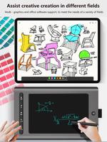 Tablettes graphiques de dessin numérique avec stylet à pression 8192, tablette de dessin LCD, tablette de dessin sans fil 2.4G pour l'enseignement en ligne