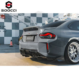 宝马G87 M2 G42 2系列M240i轿跑车车身套件后保险杠类型通用的干式碳纤维v型后行李箱尾箱盖 - Product Image 5