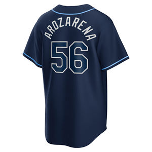 Heren Maat S-3XL Gestikt 5 Wander Franco 56 Randy Arozarena 18 Shane Mcclanahan <span class=keywords><strong>2</strong></span> Yandy Diaz Honkbaltrui - Product Image 2