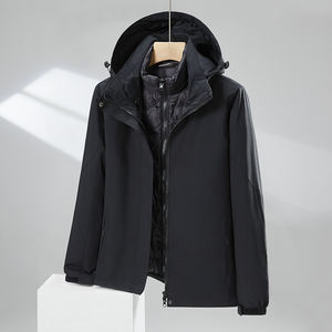 Mode vêtements décontractés hommes et femmes veste bouffante chaud hiver manteau rembourré avec capuche - Product Image 4