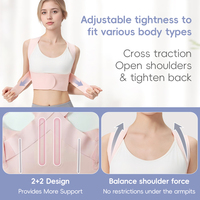 Ceinture Correctrice de Posture Respirante et Réglable, Soutien Dorsal à Bretelles Croisées pour Femmes, Usage Quotidien, Vente en Gros