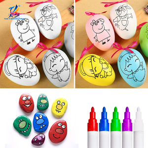 Marcadores de Pintura Permanentes de Secado Rápido, 12 Colores a Base de Aceite, Resistentes al Agua <span class=keywords><strong>para</strong></span> <span class=keywords><strong>Pintar</strong></span> en Roca y Cerámica - Product Image 4