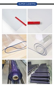 Gaia Dệt 0.4Mm/0.6Mm/0.8Mm Trong Suốt <span class=keywords><strong>PVC</strong></span> Bạt Siêu Tinh Thể Rõ Ràng <span class=keywords><strong>PVC</strong></span> Vải - Product Image 4